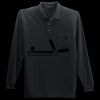 Long Sleeve Silk Touch Polo with Pocket Thumbnail