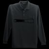 Long Sleeve Silk Touch Polo with Pocket Thumbnail