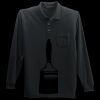 Long Sleeve Silk Touch Polo with Pocket Thumbnail