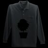 Long Sleeve Silk Touch Polo with Pocket Thumbnail