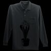 Long Sleeve Silk Touch Polo with Pocket Thumbnail