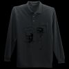 Long Sleeve Silk Touch Polo with Pocket Miniatura