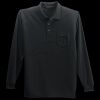 Long Sleeve Silk Touch Polo with Pocket Thumbnail