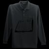 Long Sleeve Silk Touch Polo with Pocket Miniatura