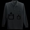 Long Sleeve Silk Touch Polo with Pocket Thumbnail