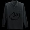 Long Sleeve Silk Touch Polo with Pocket Miniatura