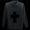 Long Sleeve Silk Touch Polo with Pocket Miniatura