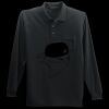 Long Sleeve Silk Touch Polo with Pocket Miniatura