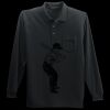 Long Sleeve Silk Touch Polo with Pocket Thumbnail