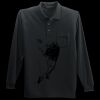 Long Sleeve Silk Touch Polo with Pocket Miniatura