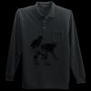 Long Sleeve Silk Touch Polo with Pocket Miniatura