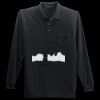 Long Sleeve Silk Touch Polo with Pocket Thumbnail