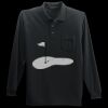 Long Sleeve Silk Touch Polo with Pocket Thumbnail