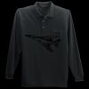 Long Sleeve Silk Touch Polo with Pocket Thumbnail