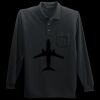 Long Sleeve Silk Touch Polo with Pocket Miniatura