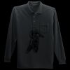 Long Sleeve Silk Touch Polo with Pocket Miniatura