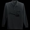 Long Sleeve Silk Touch Polo with Pocket Thumbnail