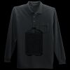 Long Sleeve Silk Touch Polo with Pocket Miniatura