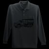 Long Sleeve Silk Touch Polo with Pocket Thumbnail