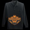 Long Sleeve Silk Touch Polo with Pocket Thumbnail