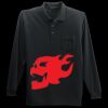 Long Sleeve Silk Touch Polo with Pocket Thumbnail