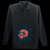 Long Sleeve Silk Touch Polo with Pocket Thumbnail