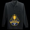 Long Sleeve Silk Touch Polo with Pocket Thumbnail