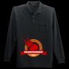 Long Sleeve Silk Touch Polo with Pocket Thumbnail