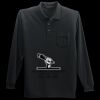 Long Sleeve Silk Touch Polo with Pocket Thumbnail