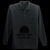 Long Sleeve Silk Touch Polo with Pocket Thumbnail