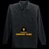 Long Sleeve Silk Touch Polo with Pocket Thumbnail