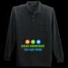 Long Sleeve Silk Touch Polo with Pocket Thumbnail