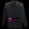 Long Sleeve Silk Touch Polo with Pocket Thumbnail