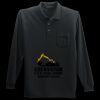 Long Sleeve Silk Touch Polo with Pocket Thumbnail