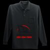 Long Sleeve Silk Touch Polo with Pocket Thumbnail