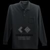 Long Sleeve Silk Touch Polo with Pocket Thumbnail