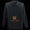 Long Sleeve Silk Touch Polo with Pocket Thumbnail