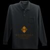 Long Sleeve Silk Touch Polo with Pocket Thumbnail
