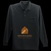 Long Sleeve Silk Touch Polo with Pocket Thumbnail