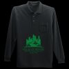 Long Sleeve Silk Touch Polo with Pocket Thumbnail