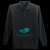 Long Sleeve Silk Touch Polo with Pocket Thumbnail