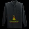 Long Sleeve Silk Touch Polo with Pocket Thumbnail