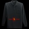 Long Sleeve Silk Touch Polo with Pocket Thumbnail