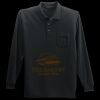 Long Sleeve Silk Touch Polo with Pocket Thumbnail