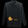 Long Sleeve Silk Touch Polo with Pocket Thumbnail