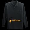 Long Sleeve Silk Touch Polo with Pocket Thumbnail