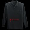 Long Sleeve Silk Touch Polo with Pocket Thumbnail