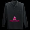 Long Sleeve Silk Touch Polo with Pocket Thumbnail