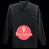 Long Sleeve Silk Touch Polo with Pocket Thumbnail