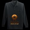 Long Sleeve Silk Touch Polo with Pocket Thumbnail